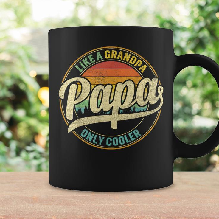 Papa Like A Grandpa Only Cooler For Dad Papa Men Coffee Mug Gifts ideas