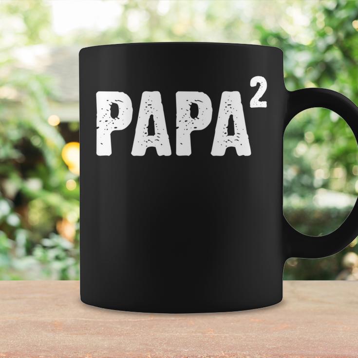 Papa Hoch Zwei Geschenk Announcement Fürater2nd Kind Tassen Geschenkideen