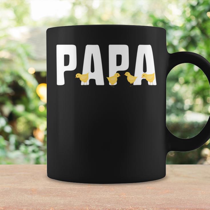 Papa Mit Seinen Küken Geschenkatertag Ankündigung Baby Tassen Geschenkideen