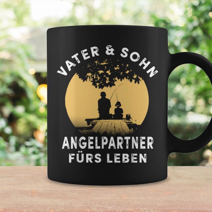 Papa Sohn Angler Geschenkater Sohn Angelpartner Angeln Tassen Geschenkideen