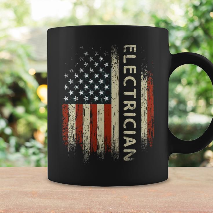 Patriotic Electrician American Usa Flag Coffee Mug Gifts ideas