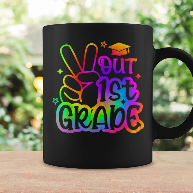 Peace Out First Grade Cute Tie Dye Last Day Of 1St Grade Coffee Mug Gifts ideas