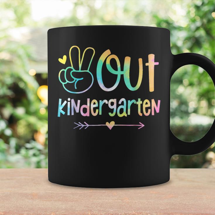 Peace Out Kindergarten Tie Dye Last Day Of School Coffee Mug Gifts ideas
