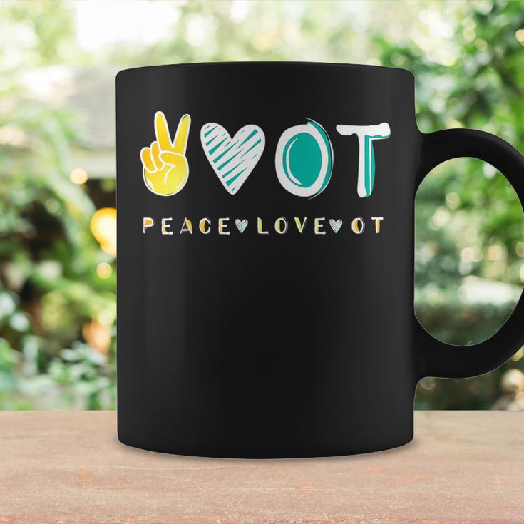 Peace Love Ot Ota Occupational Therapy Therapist Coffee Mug Gifts ideas