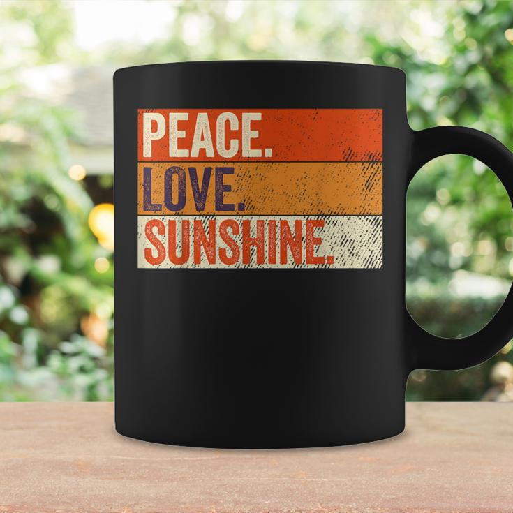 Peace Love Sunshine Mother Father Sun Lover Vintage Coffee Mug Gifts ideas