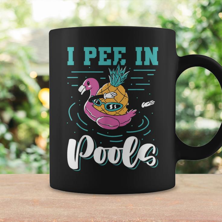 I Pee In Pools Swimming Joke Peeing In Public Pools Coffee Mug Gifts ideas