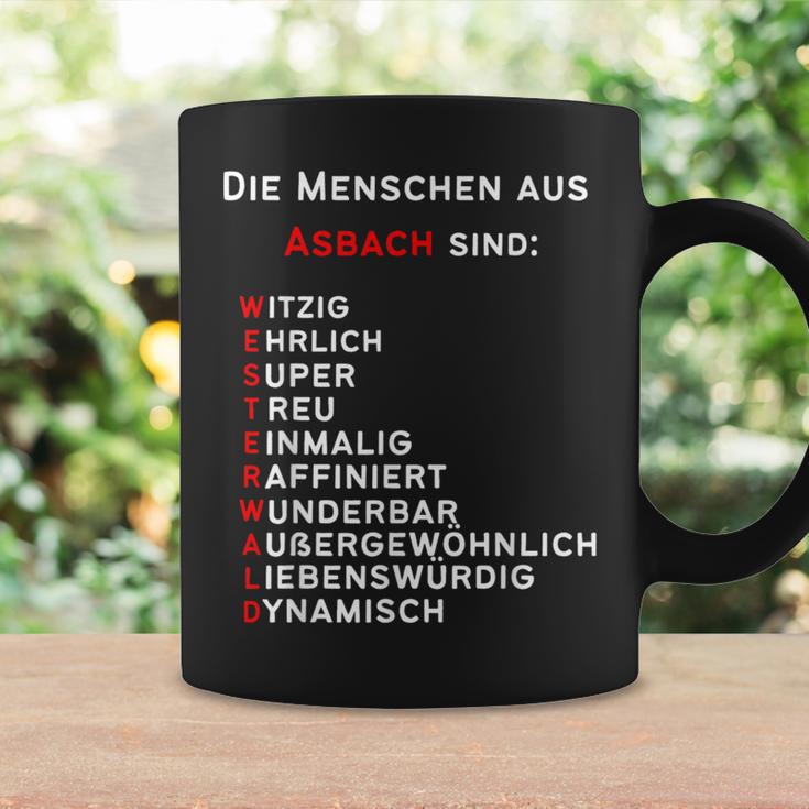 Personalisiertes Asbach-Stadtstolz Tassen, Text in Akrostichon-Form Geschenkideen