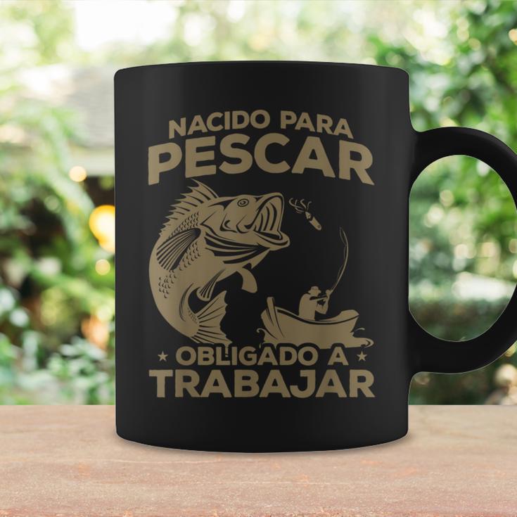 Pescador Fishing Pesca Divertido Nacido Para Pescar Taza de café ...