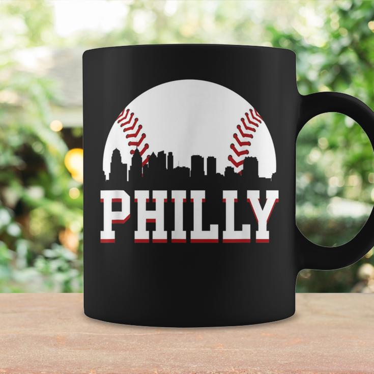 Philly Baseball Sports Skyline Illustration Cityscape Image Coffee Mug Gifts ideas