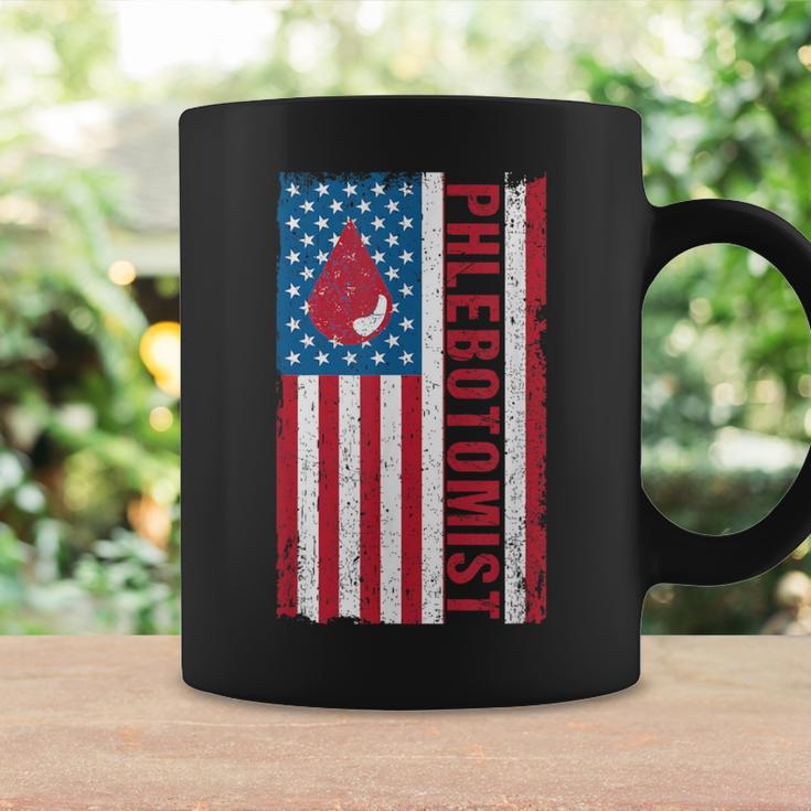 Phlebotomist Blood Donor American Flag Usa Phlebotomy Coffee Mug Gifts ideas