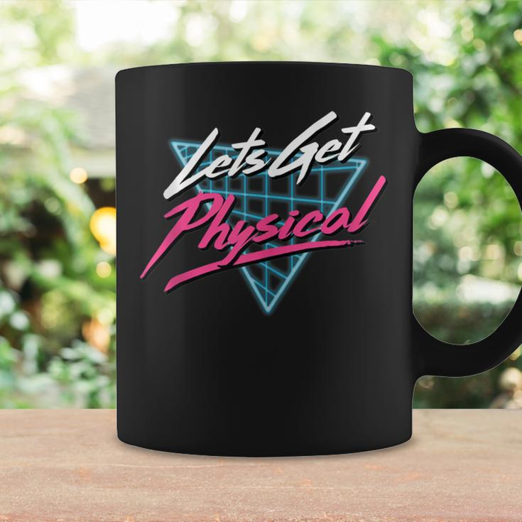 Lets Get Physical Workout Gym Totally Rad Retro 80'S Coffee Mug Gifts ideas