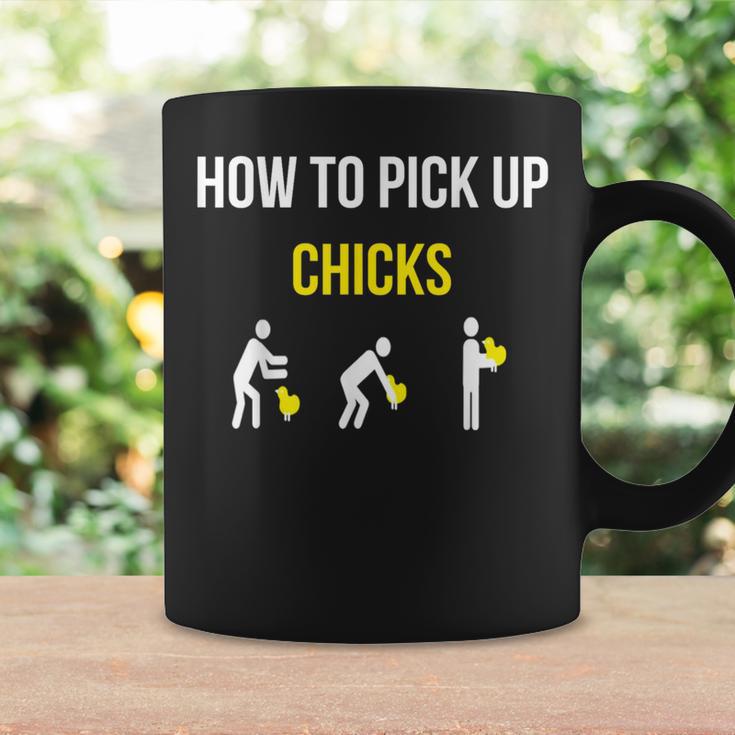 How To Pick Up Chicks Geek Sarcastic Chicks Joke Coffee Mug Gifts ideas