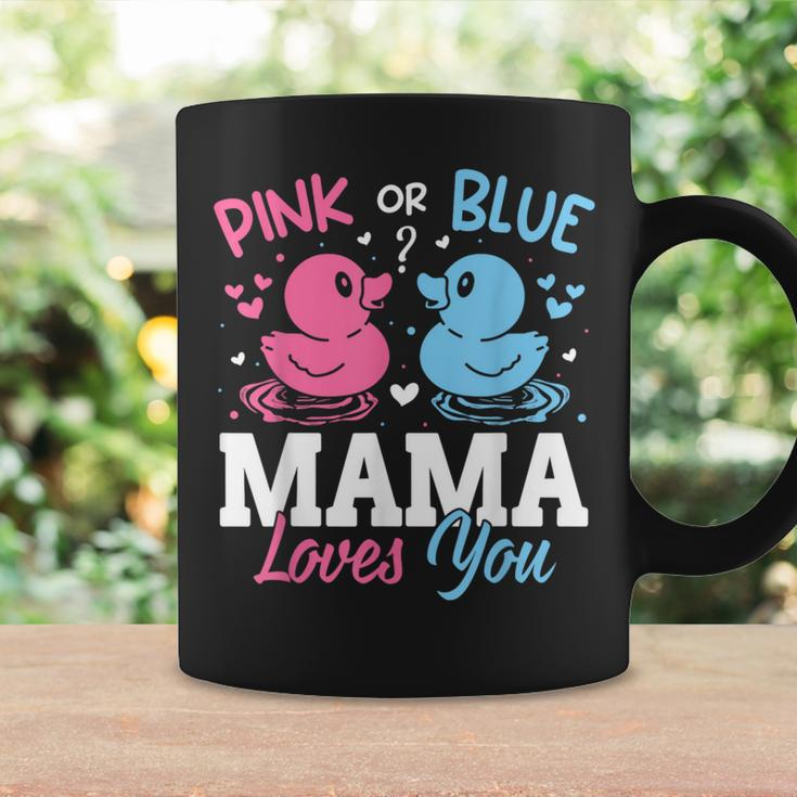 Pink Or Blue Gender Reveal Party Announcement Mama Duck Coffee Mug Gifts ideas