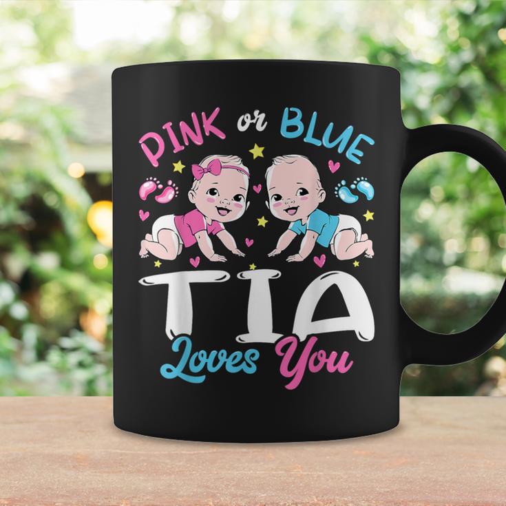 Pink Or Blue Tia Loves You Baby Gender Reveal Keeper Coffee Mug Gifts ideas