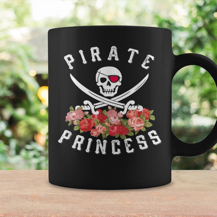 Pirate Princess Floral Pirate N Girl Coffee Mug Gifts ideas