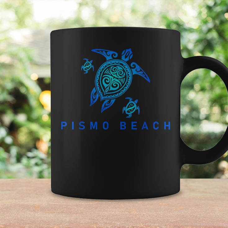 Pismo Beach California Sea Blue Tribal Turtle Coffee Mug Gifts ideas