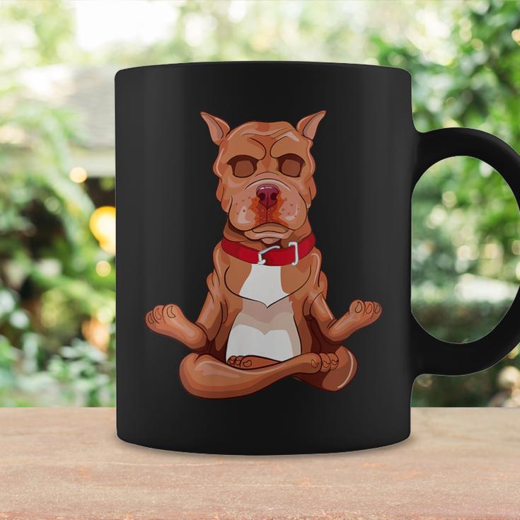 Pitbull Yoga Animal Lover Zen Dog Puppy Yogi Namaste Coffee Mug Gifts ideas