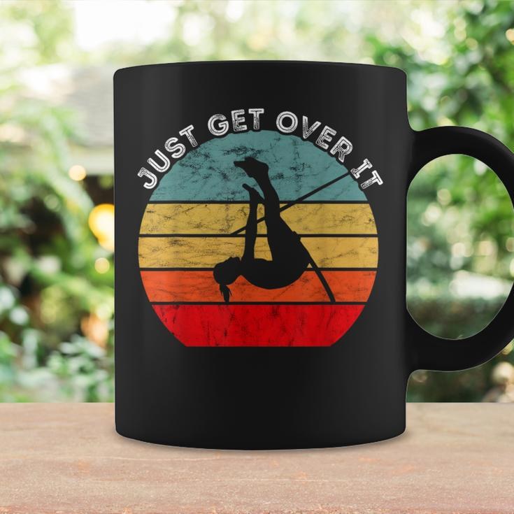 Pole Vault Just Get Over It Vintage Retro Track And Field Coffee Mug Gifts ideas