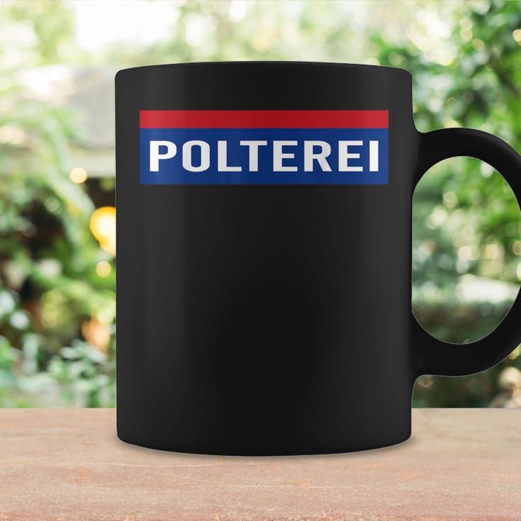 Polterei Stag Night Fun Police Black Tassen Geschenkideen