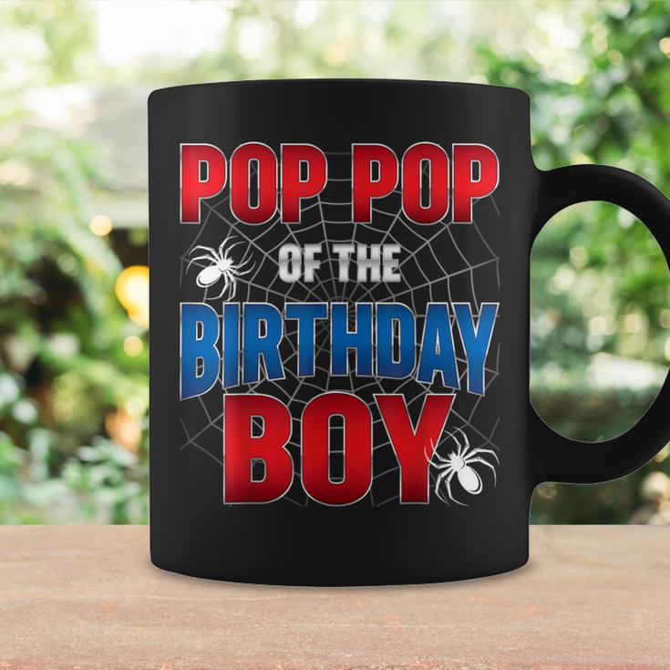 Pop Pop Of Birthday Boy Costume Spider Web Birthday Party Coffee Mug Gifts ideas