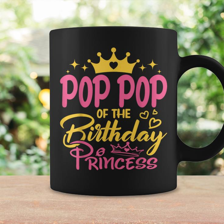 Pop Pop Of The Birthday Princess Girls Party Family Matching Coffee Mug Gifts ideas