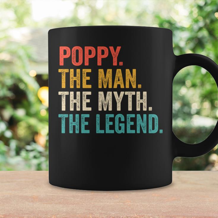Poppy Der Mann Der Mythos Die Legende -Intage-Vatertag Tassen Geschenkideen