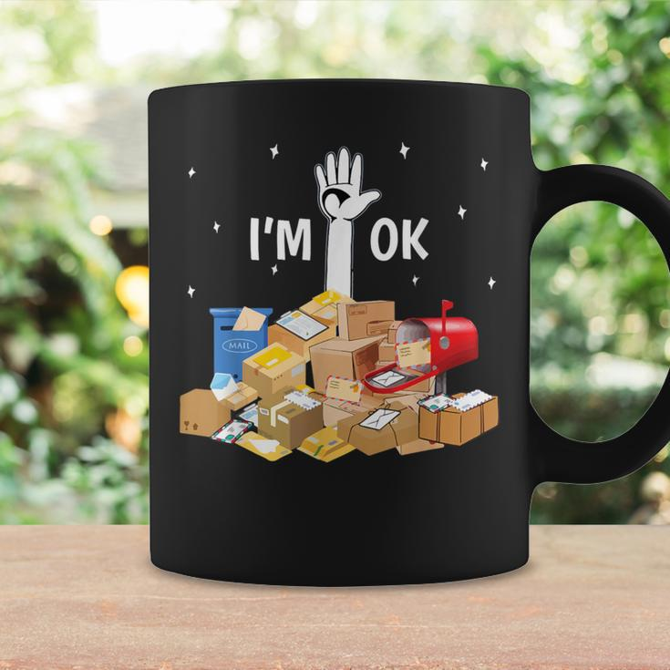 Postal Worker Lover I'm Ok Mail Carrier Coffee Mug Gifts ideas
