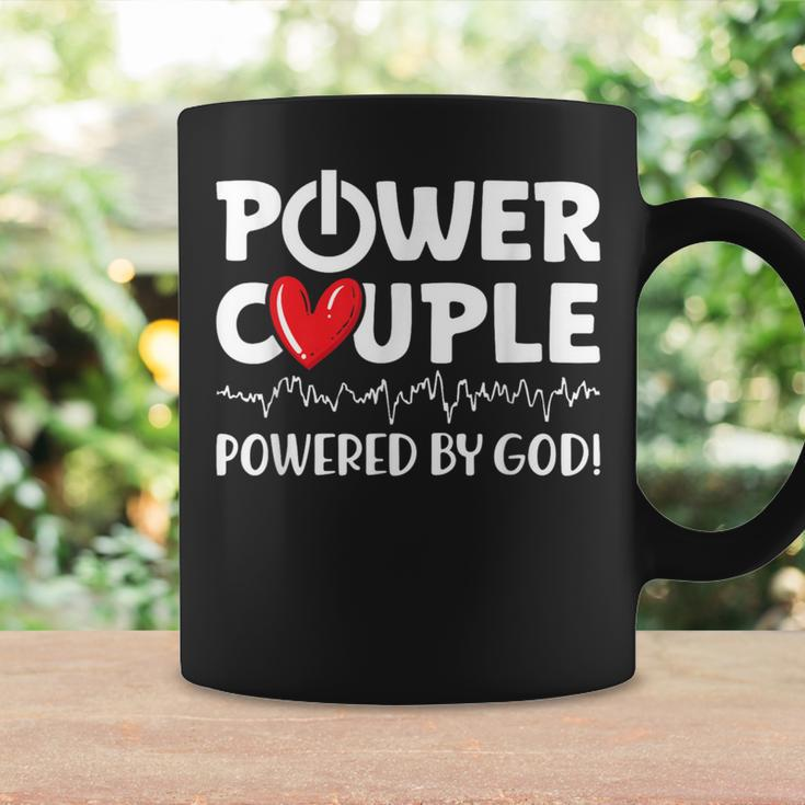 Power Couple Christian Couples Matching Valentines Day Coffee Mug Gifts ideas