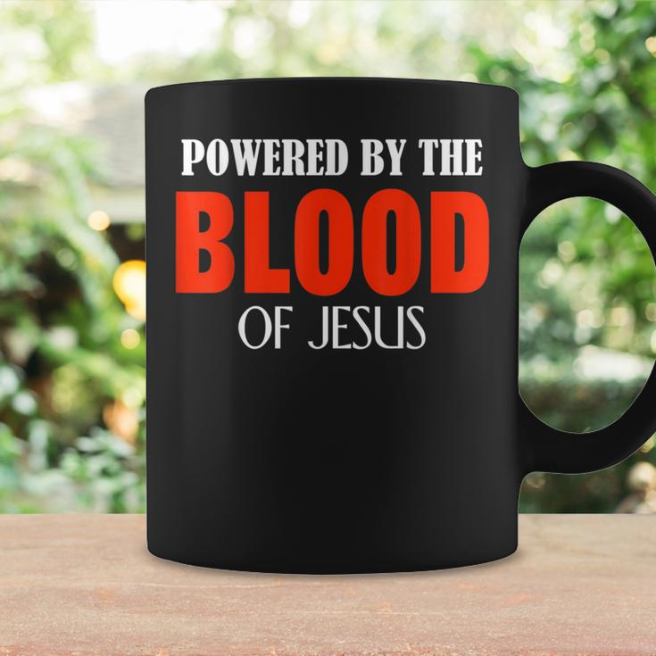 Powered By The Blood Of Jesus Coffee Mug Gifts ideas