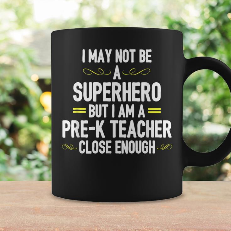 Pre-K Teacher Superhero Back To School Coffee Mug Gifts ideas