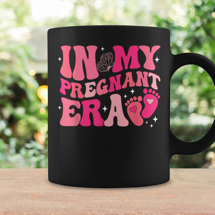 In My Pregnant Era Pregnancy New Mom Groovy Mother's Day Coffee Mug Gifts ideas