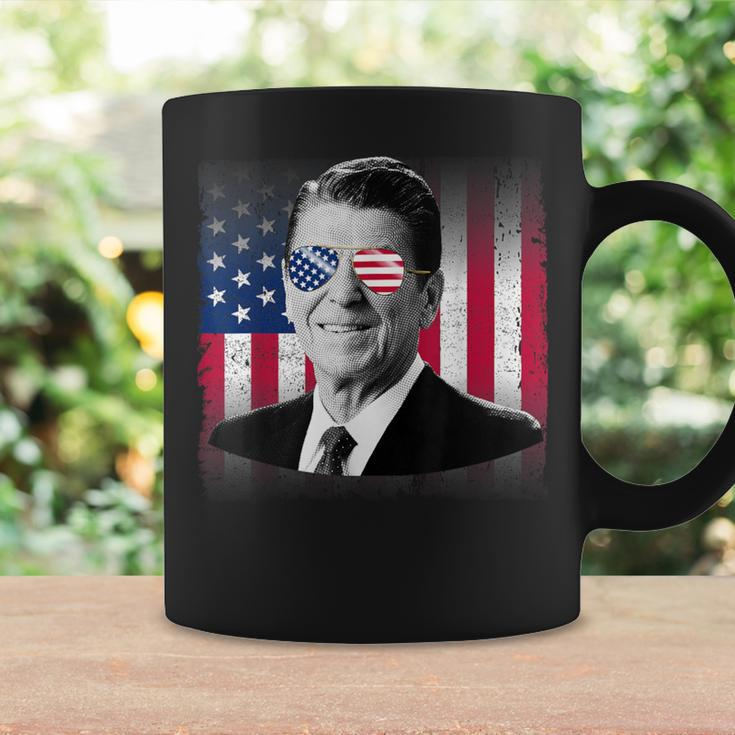 President Reagan Usa Flag Patriotic American 4Th Of July Coffee Mug Gifts ideas