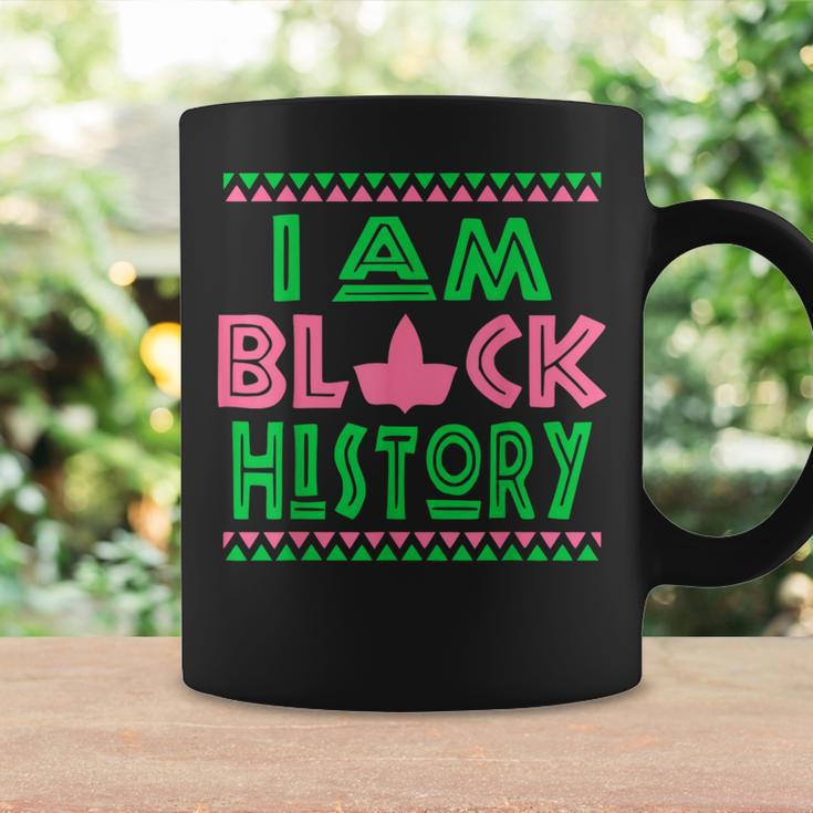 Pretty Cute Pink-Green I Am Black History Aka Coffee Mug Gifts ideas
