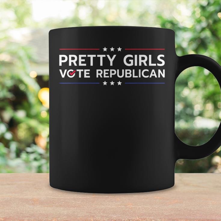 Pretty Girls Vote Republican Patriotic Coffee Mug Gifts ideas