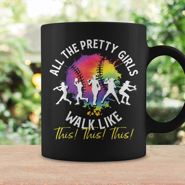 All The Pretty Girls Walk Like This Baseball Softball Coffee Mug Gifts ideas