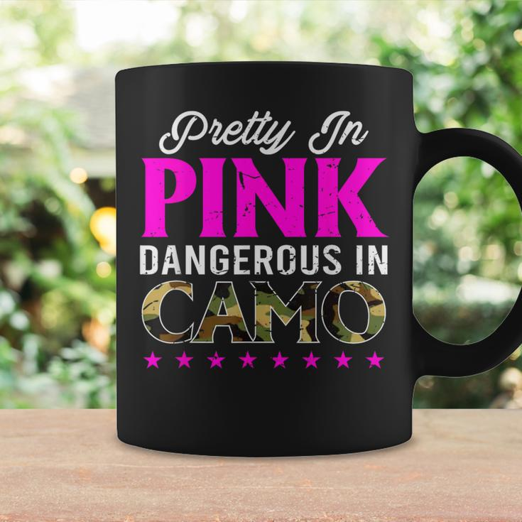Pretty Pink Dangerous In Camo Hunting Hobby Coffee Mug Gifts ideas
