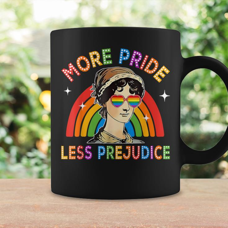 More Pride Less Prejudice Rainbow Lgbt Gay Lesbian Pride Coffee Mug Gifts ideas