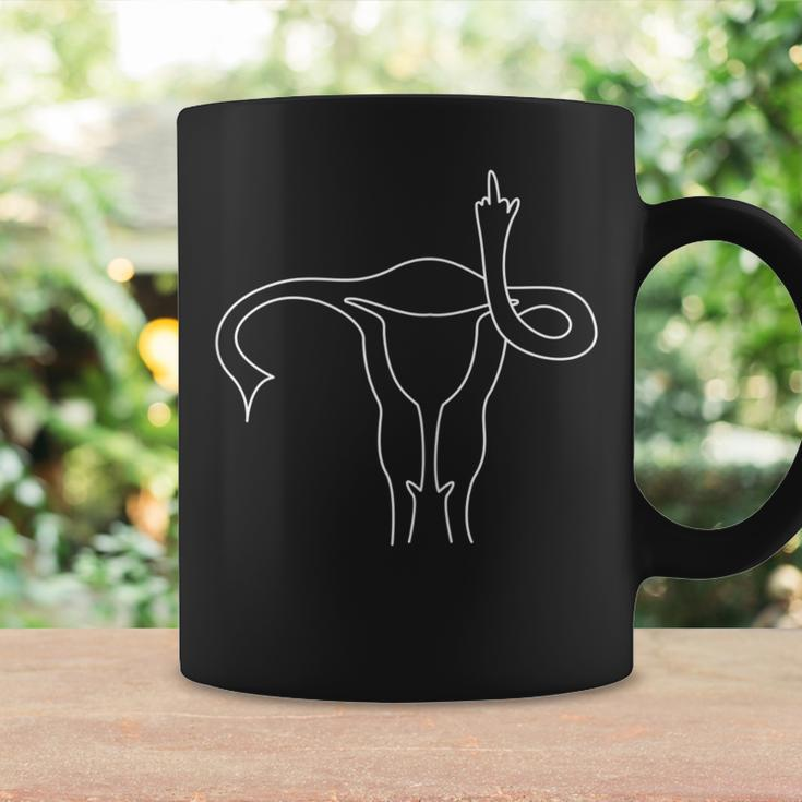 Pro Choice Middle Finger Uterus Coffee Mug Gifts ideas