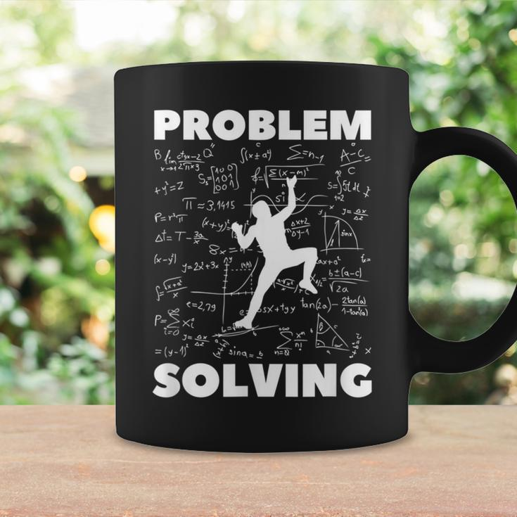 Problem-Solving-Climber Rock-Climbing-Bouldering-Pun Coffee Mug Gifts ideas