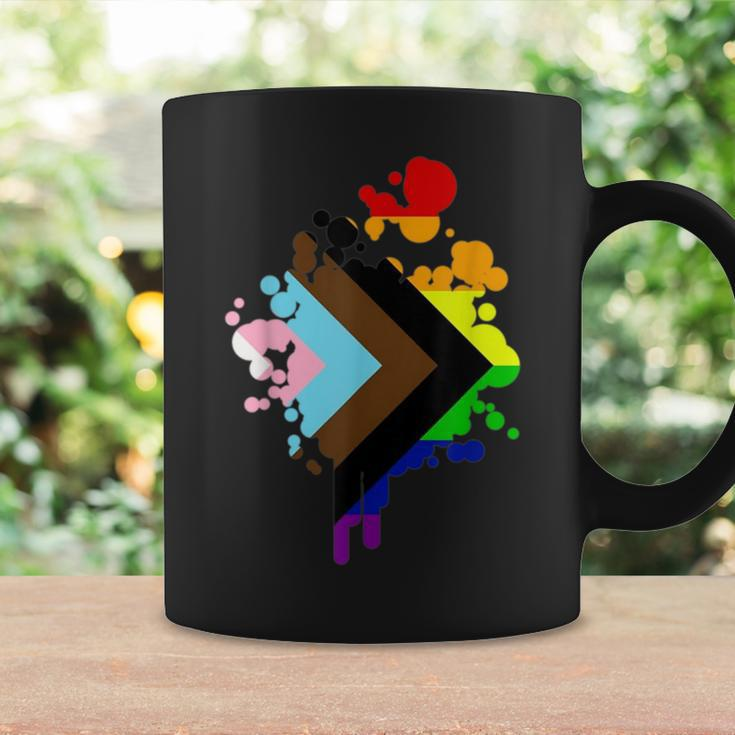 Progress Pride Rainbow Flag For Inclusivity Coffee Mug Gifts ideas