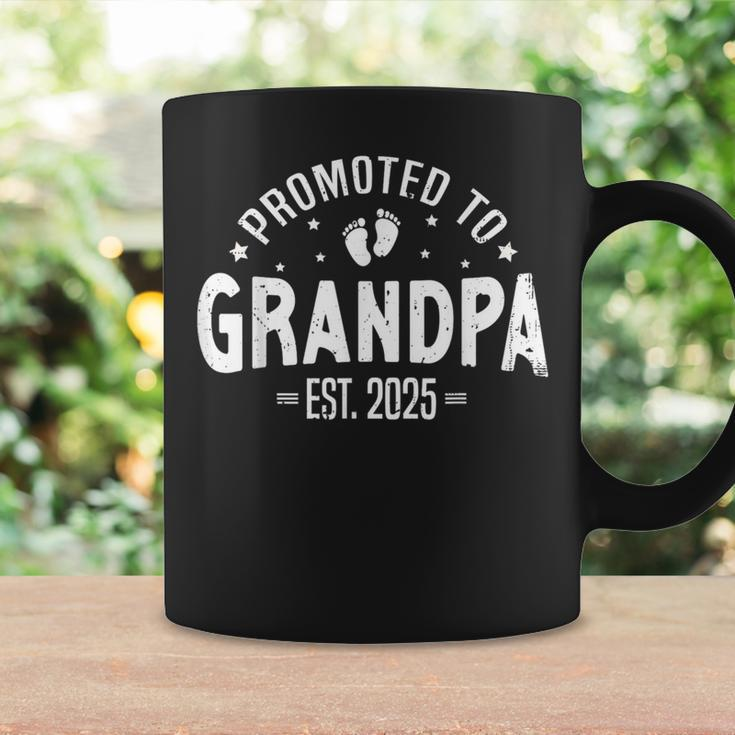 Promoted To Grandpa 2025 Grandpa Est 2025 Soon To Be Grandpa Coffee Mug Gifts ideas