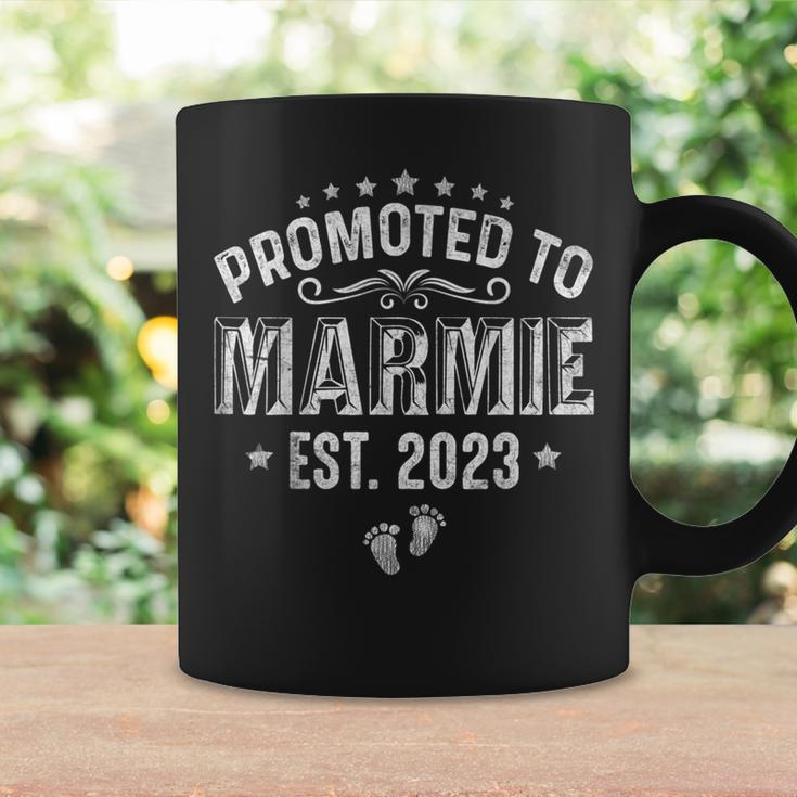 Promoted To Marmie Est 2023 New First Marmie 23 Coffee Mug Gifts ideas
