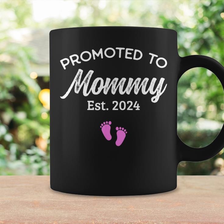 Promoted To Mommy Est 2024 New Mom Pregnancy Announcement Coffee Mug Gifts ideas