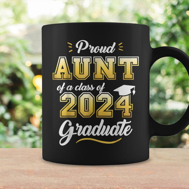 Proud Aunt Of A Class Of 2024 Graduate Senior 24 Graduation Coffee Mug Gifts ideas