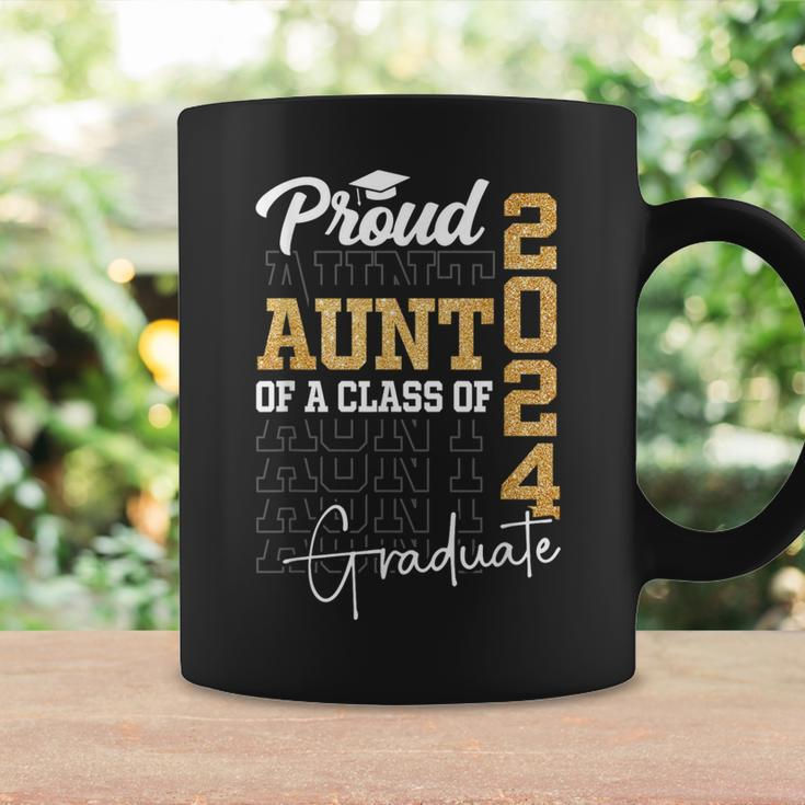 Proud Aunt Of A Class Of 2024 Graduate Senior Graduation Coffee Mug Gifts ideas
