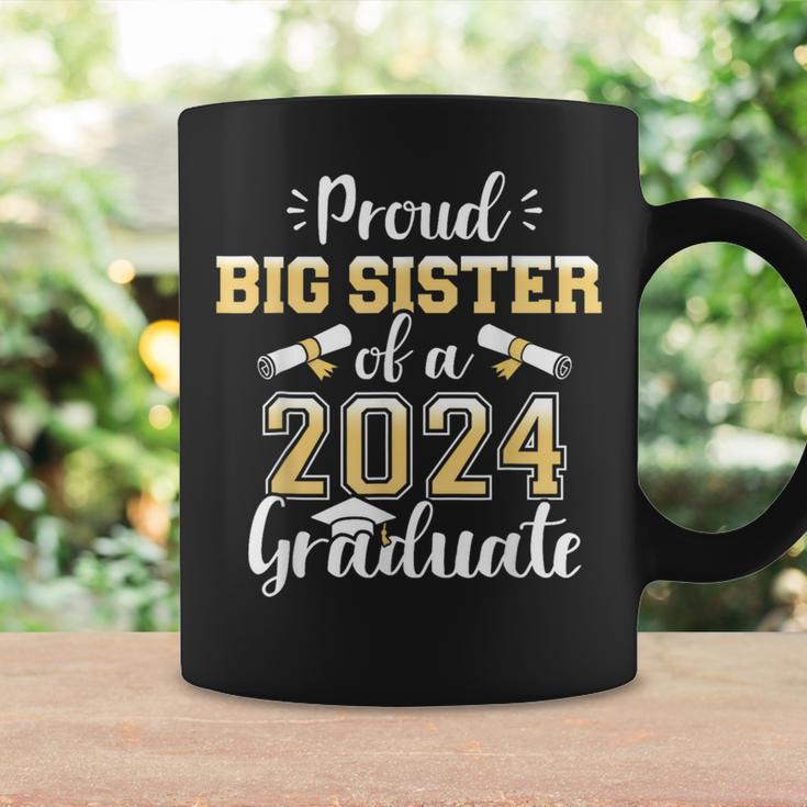 Proud Big Sister Of A Class Of 2024 Graduate For Graduation Coffee Mug Gifts ideas