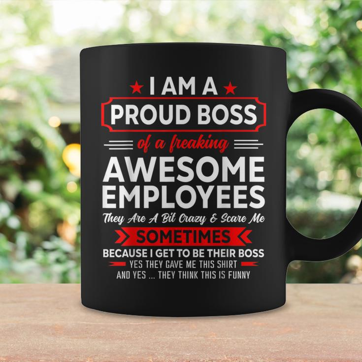 I Am A Proud Boss Of Freaking Awesome Employees Job Coffee Mug Gifts ideas
