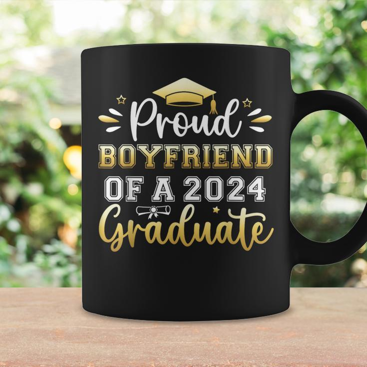 Proud Boyfriend Of A 2024 Graduate Senior Graduation Men Coffee Mug Gifts ideas