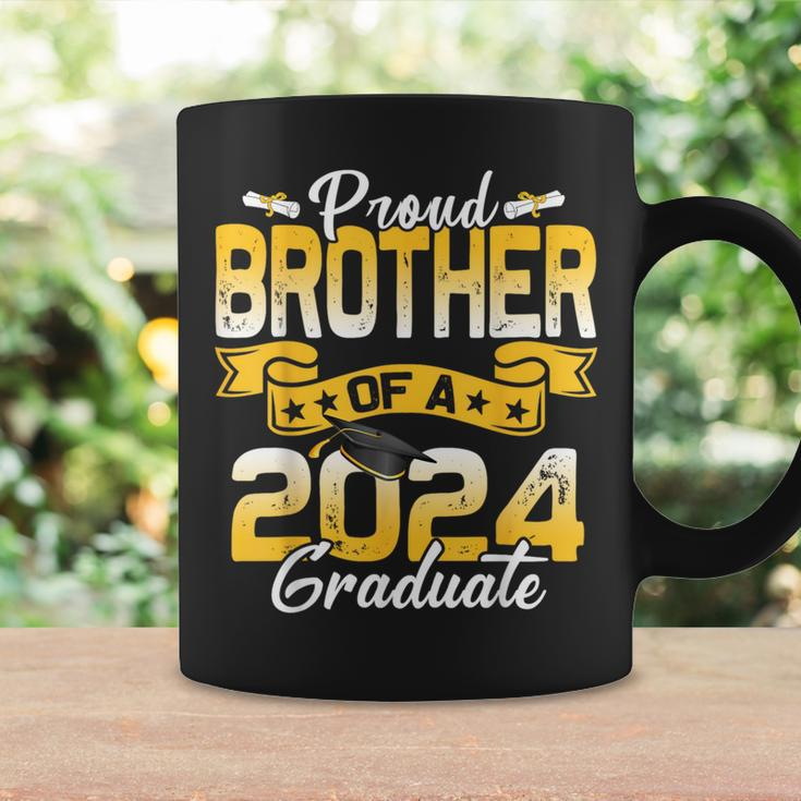 Proud Brother Of A Class Of 2024 Graduate Senior Graduation Coffee Mug Gifts ideas