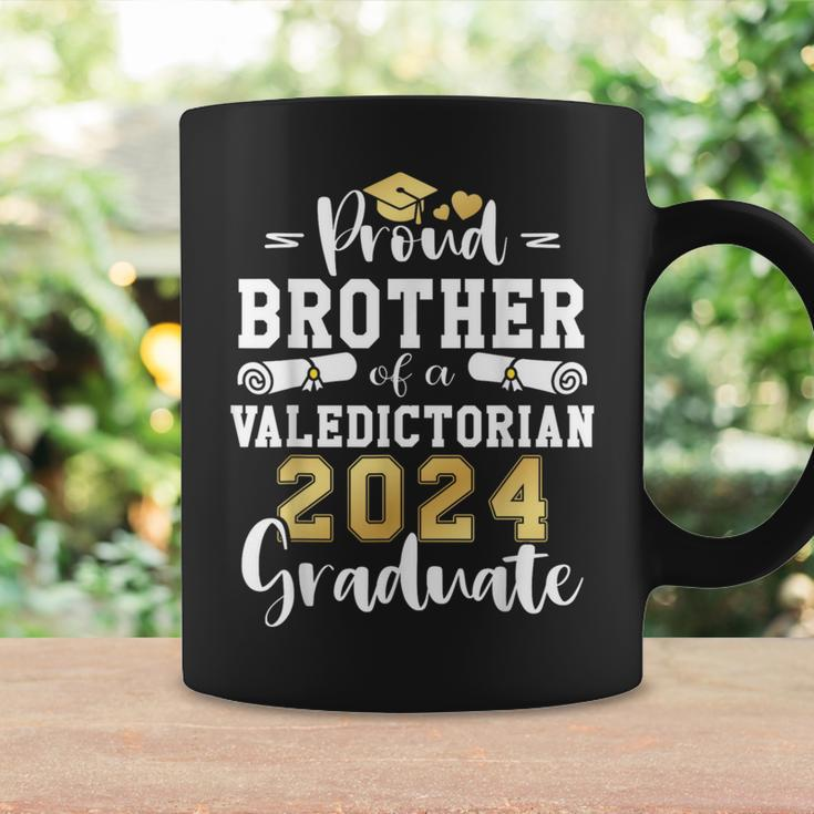 Proud Brother Of A Valedictorian Class 2024 Graduation Coffee Mug Gifts ideas